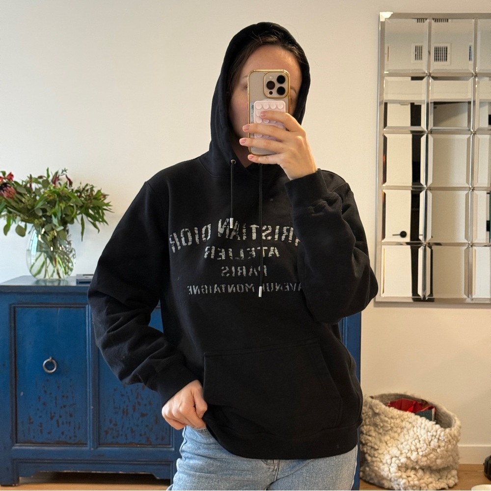 Dior Black Hoodie Sweater - Picture 2 of 6